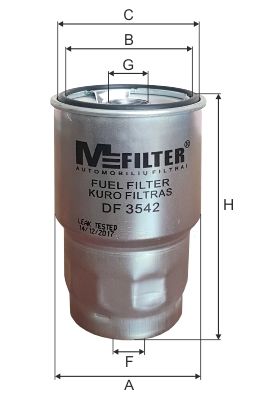 Топливный фильтр MFILTER DF3542