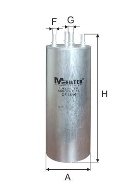Топливный фильтр MFILTER DF3546