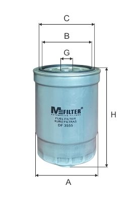 Топливный фильтр MFILTER DF3555