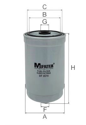 Топливный фильтр MFILTER DF3570
