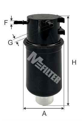 Топливный фильтр MFILTER DF3589