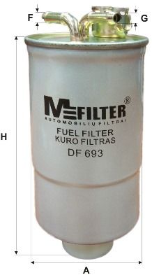 Топливный фильтр MFILTER DF693