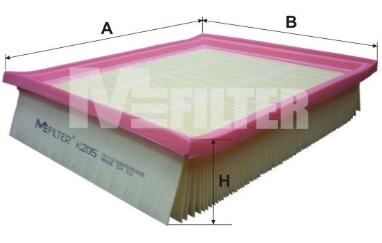 Воздушный фильтр MFILTER K205