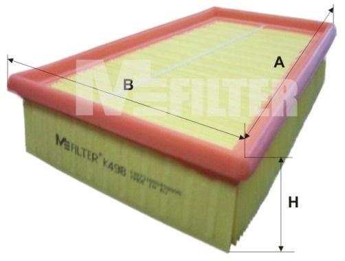 Воздушный фильтр MFILTER K498