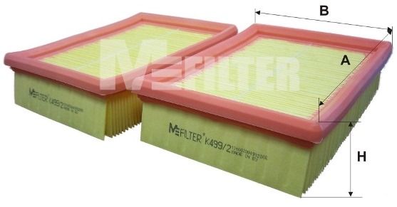 Воздушный фильтр MFILTER K4992