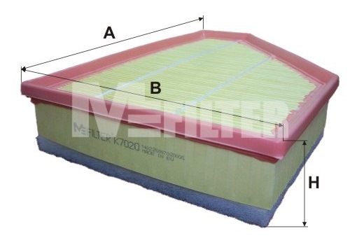 Воздушный фильтр MFILTER K7020