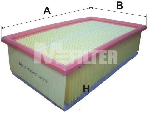 Воздушный фильтр MFILTER K7026