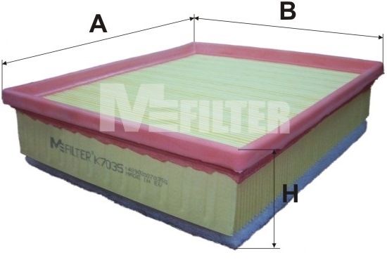 Воздушный фильтр MFILTER K7035