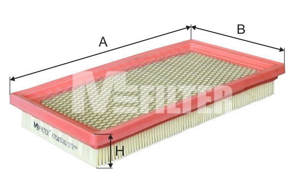 Воздушный фильтр MFILTER K7045