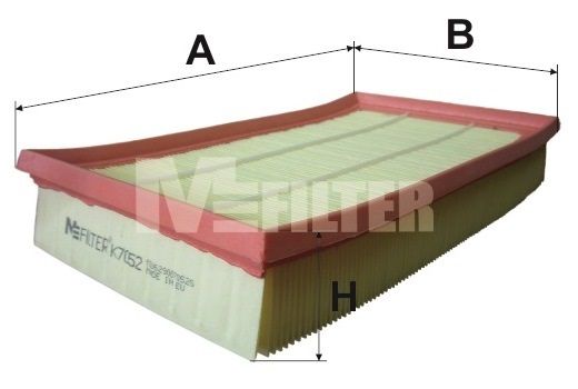 Воздушный фильтр MFILTER K7052