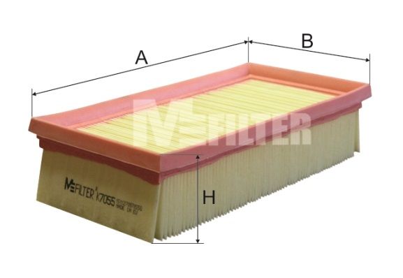 Воздушный фильтр MFILTER K7055