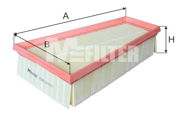 Воздушный фильтр MFILTER K7097