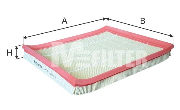 Воздушный фильтр MFILTER K7101