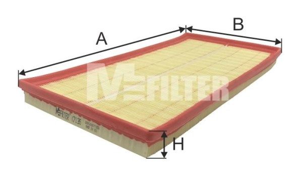 Воздушный фильтр MFILTER K7135