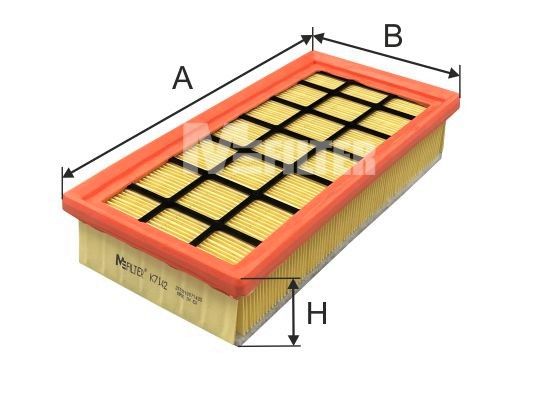 Воздушный фильтр MFILTER K7142