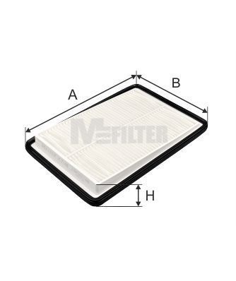 Воздушный фильтр MFILTER K7148