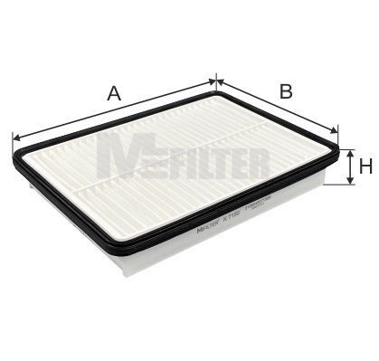 Воздушный фильтр MFILTER K7150