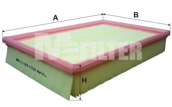 Воздушный фильтр MFILTER K722