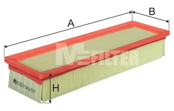 Воздушный фильтр MFILTER K734
