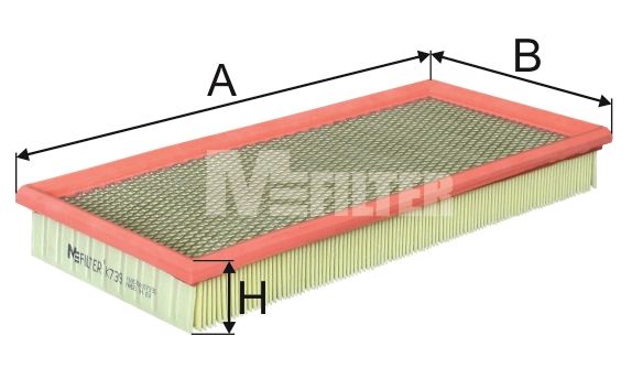Воздушный фильтр MFILTER K739
