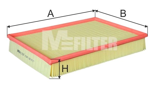 Воздушный фильтр MFILTER K747