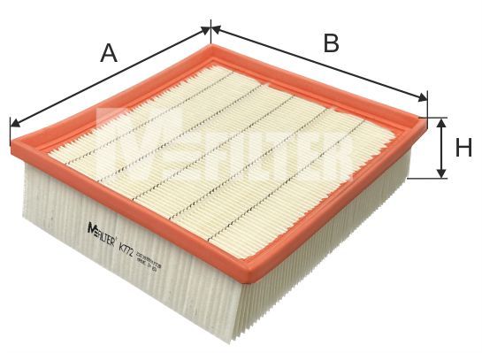 Воздушный фильтр MFILTER K772