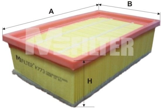 Воздушный фильтр MFILTER K773