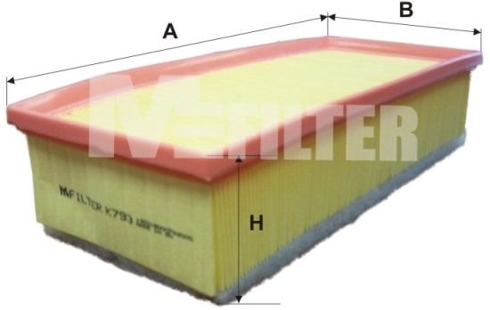 Воздушный фильтр MFILTER K793