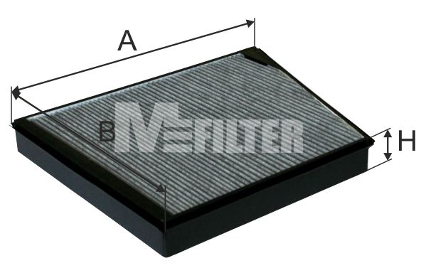 Фильтр, воздух во внутренном пространстве MFILTER K9027C