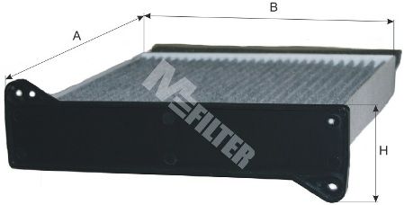 Фильтр, воздух во внутренном пространстве MFILTER K9028C