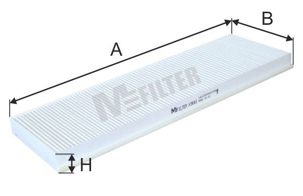 Фильтр, воздух во внутренном пространстве MFILTER K9041