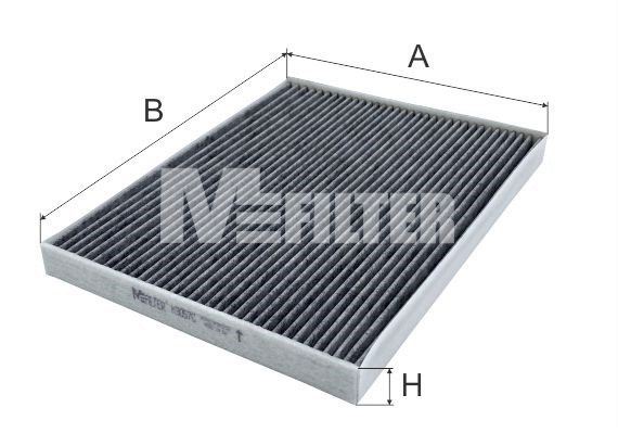 Фильтр, воздух во внутренном пространстве MFILTER K9057C