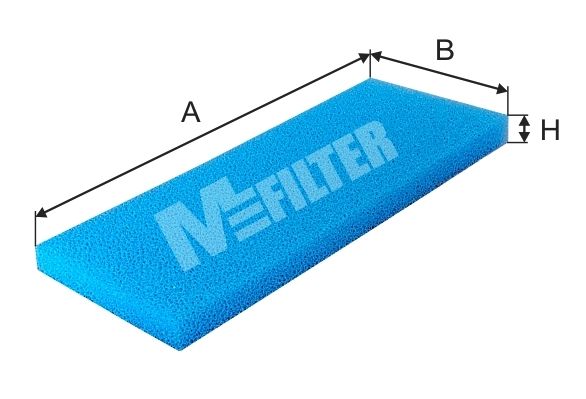 Фильтр, воздух во внутренном пространстве MFILTER K989