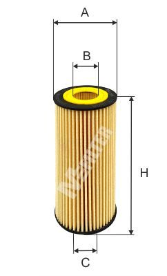 Масляный фильтр MFILTER TE4008
