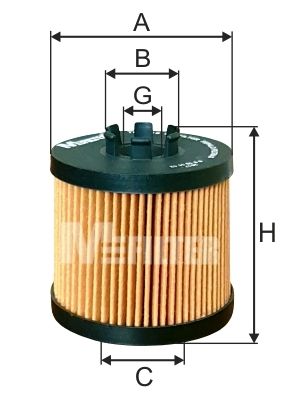 Масляный фильтр MFILTER TE4016