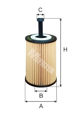 Масляный фильтр MFILTER TE614