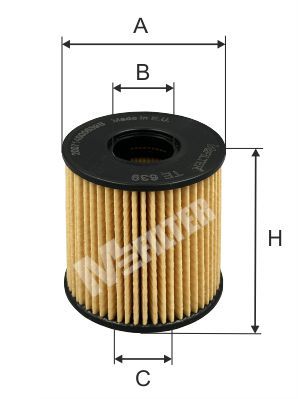 Масляный фильтр MFILTER TE639