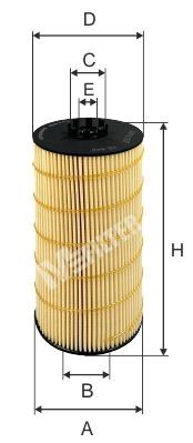 Масляный фильтр MFILTER TE640