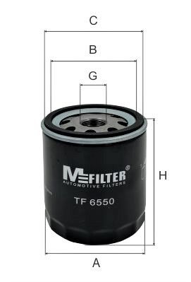 Масляный фильтр MFILTER TF6550