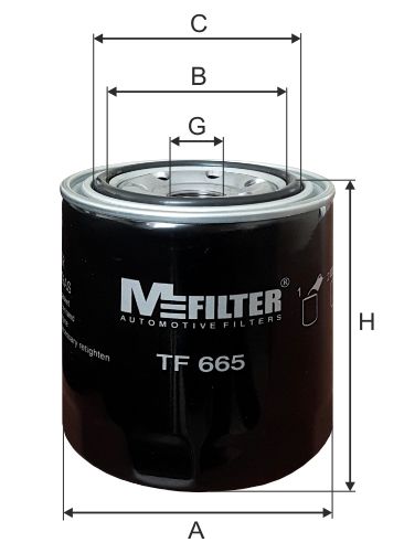 Масляный фильтр MFILTER TF665