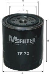 Масляный фильтр MFILTER TF72