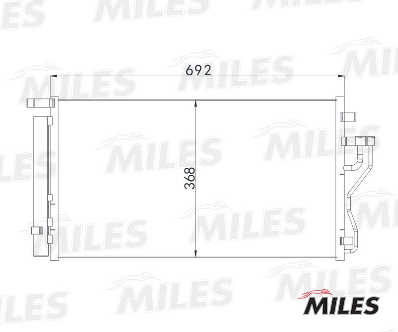 Конденсатор, кондиционер MILES ACCB013