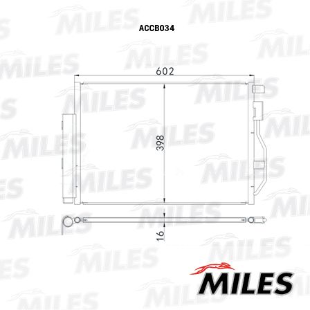Конденсатор, кондиционер MILES ACCB034