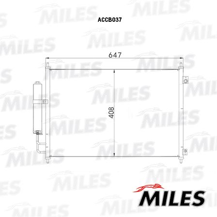 Конденсатор, кондиционер MILES ACCB037
