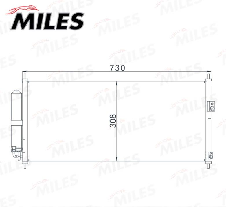 Конденсатор, кондиционер MILES ACCB043