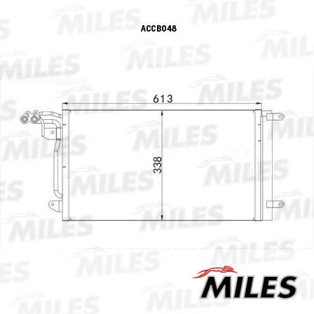 Конденсатор, кондиционер MILES ACCB048