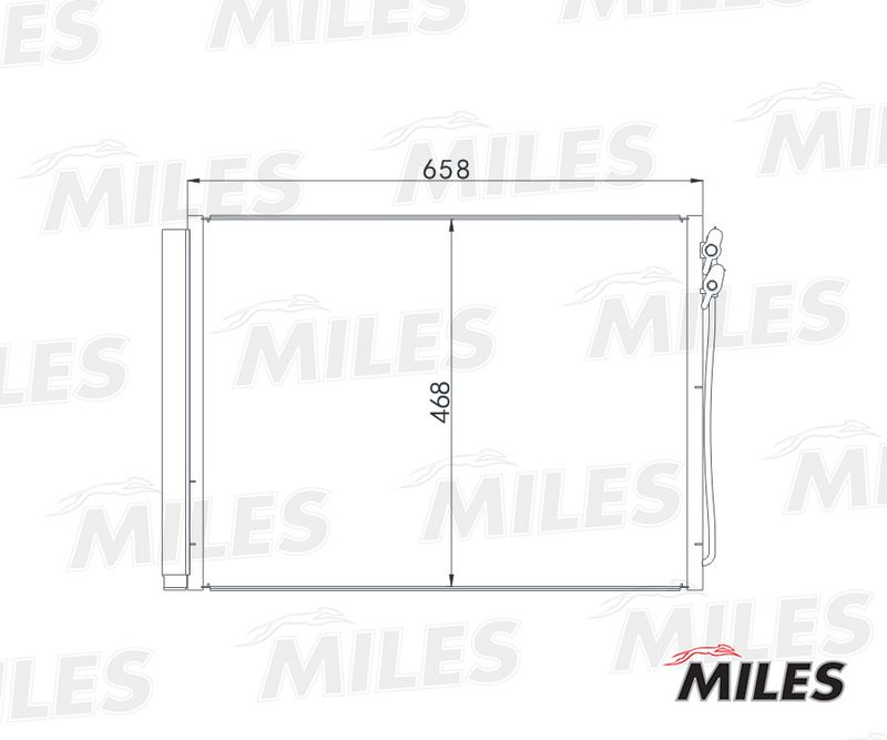 Конденсатор, кондиционер MILES ACCB060