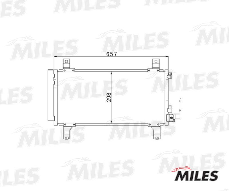 Конденсатор, кондиционер MILES ACCB068