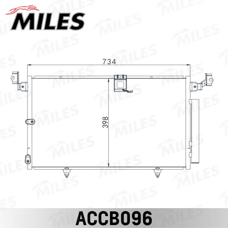 Конденсатор, кондиционер MILES ACCB096
