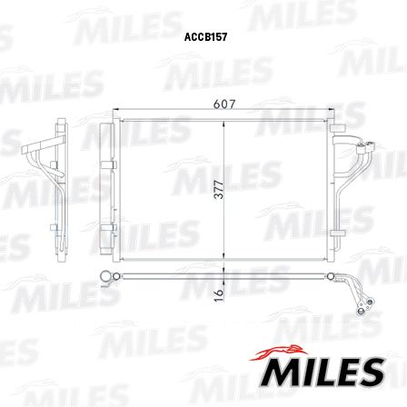 Конденсатор, кондиционер MILES ACCB157